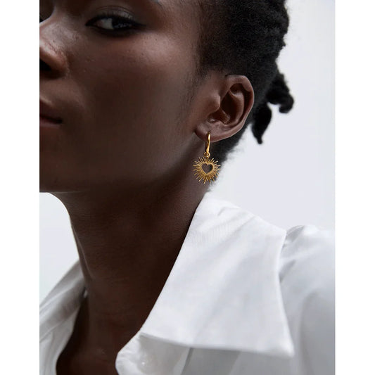 Sun Gold  Drop Earrings