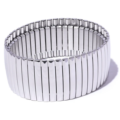 Wide Elastic Bracelet