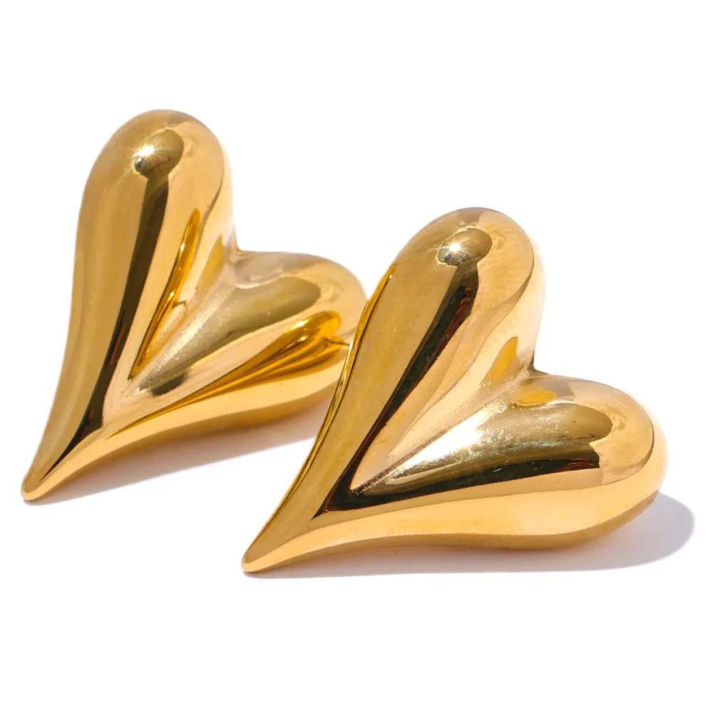 Heart Stud Earrings