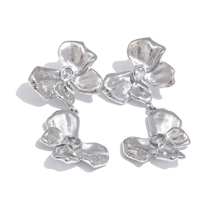 Large Flower Earrings