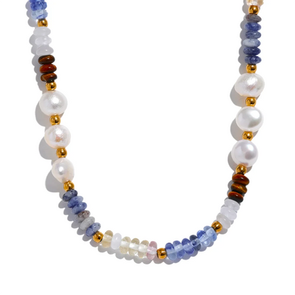 Blue Bead Necklace