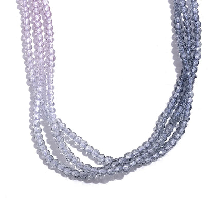 Boho Crystal Bead Choker