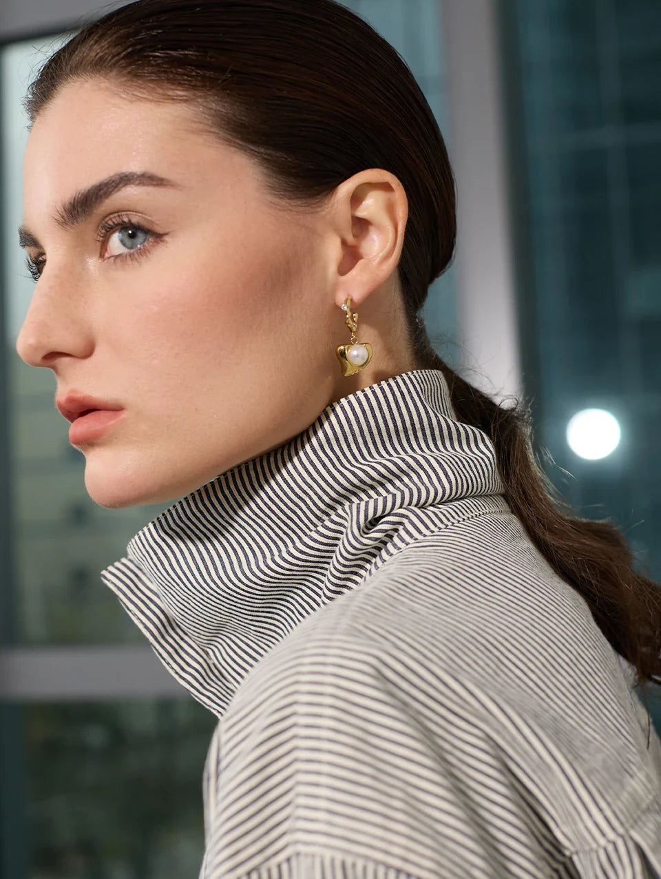 Heart Drop Earrings