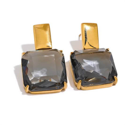 High-Quality Zircon Drop Earrings