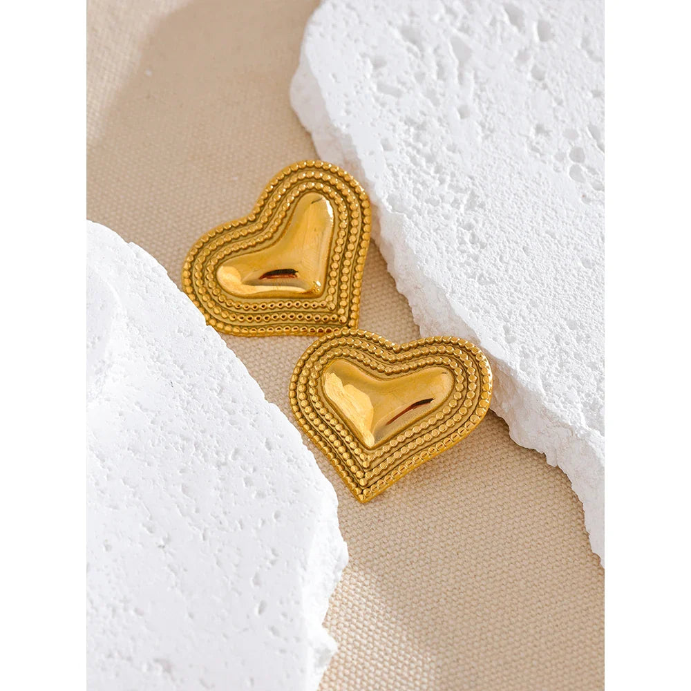 Heart shaped earrings
