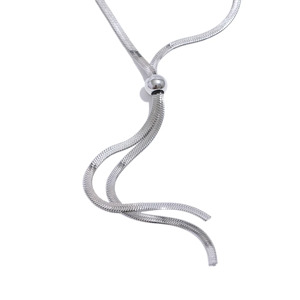 Long Snake Chain Necklace