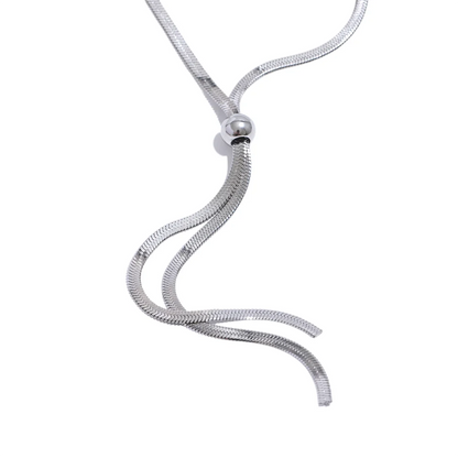 Long Snake Chain Necklace