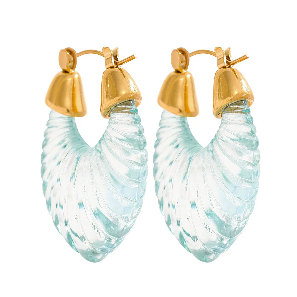 Chunky Resin Earrings