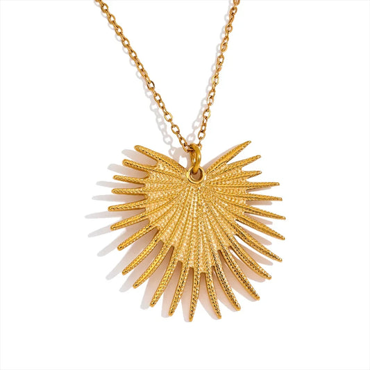 Vintage Heart Pendant Necklace