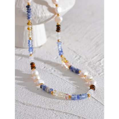 Blue Bead Necklace