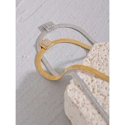 Gold Rhinestone Necklace