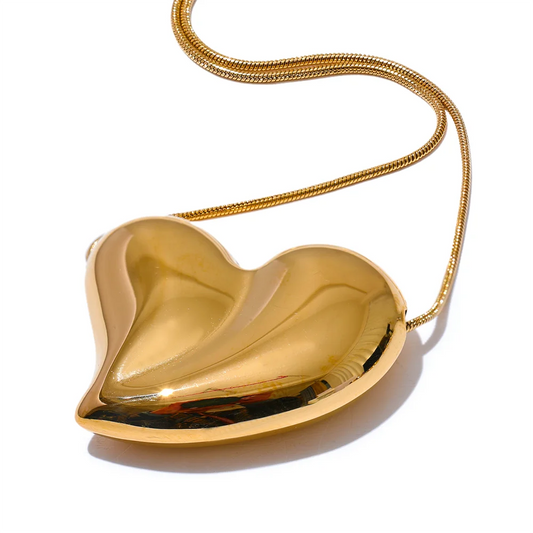 Puffy Heart Necklace
