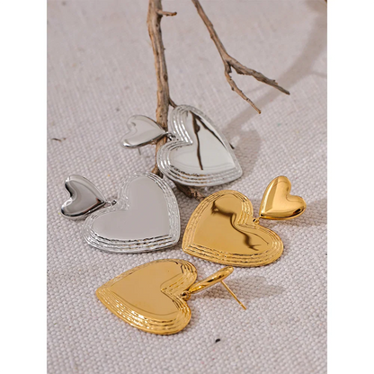 Heart Dangle Earrings