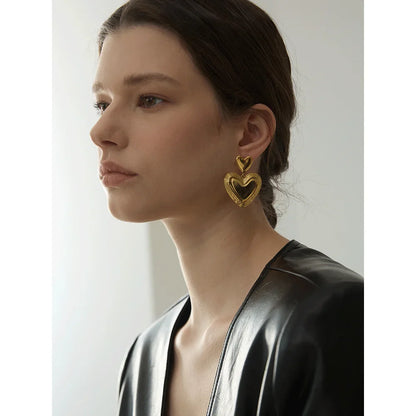 Heart Dangle Earrings