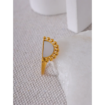 Gold Shell Ring