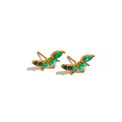 Mini Flower Zirconia Studs