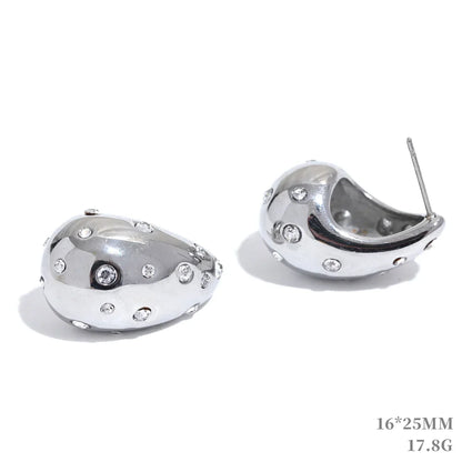 Water Drop Fashion Hollow Stud Earrings