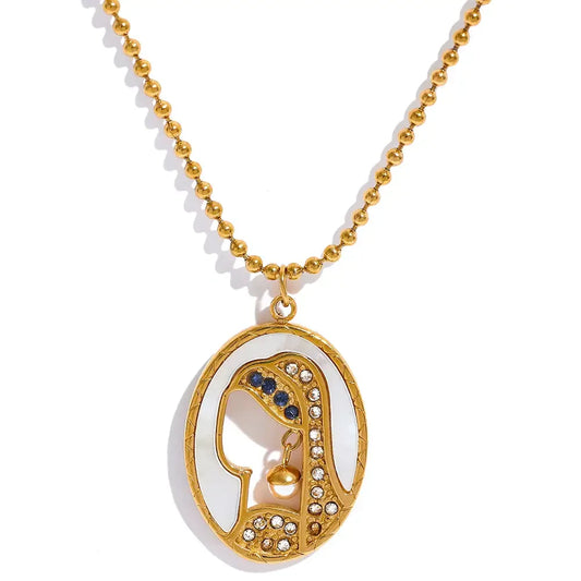 Portrait Pendant Necklace