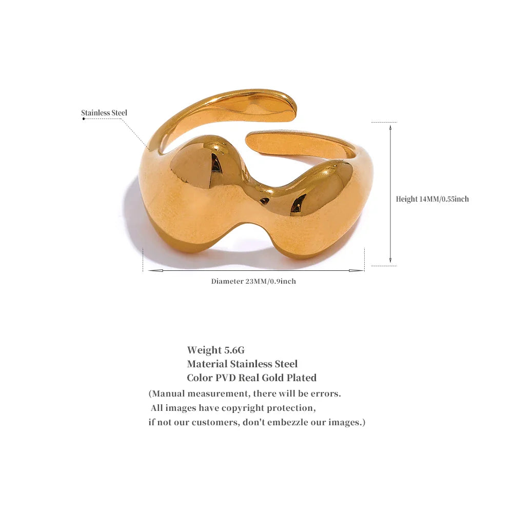 Twisted wedding rings
