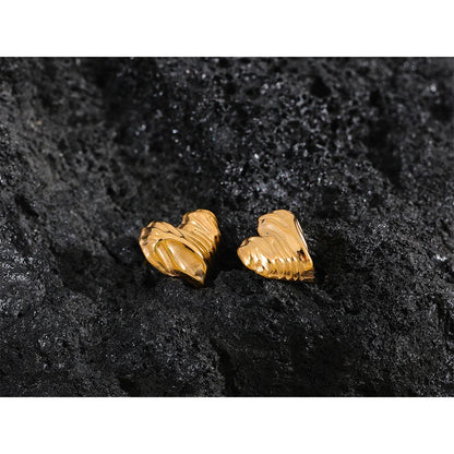 Heart Stud Earrings