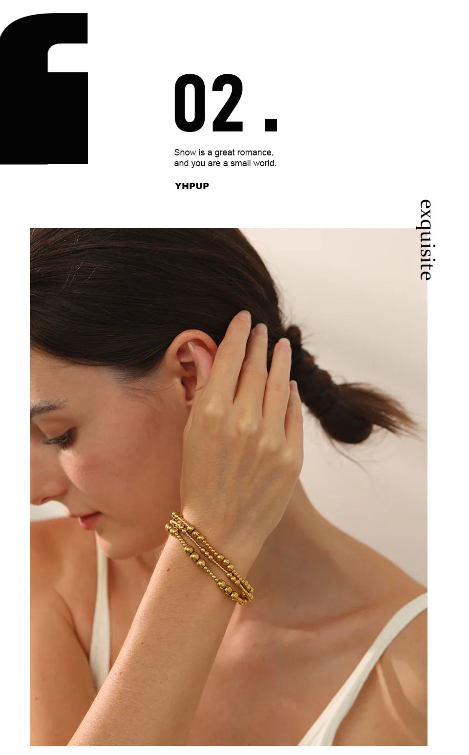 Gold Bead Bracelet