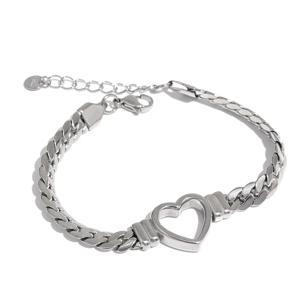 Heart Chain Bracelet