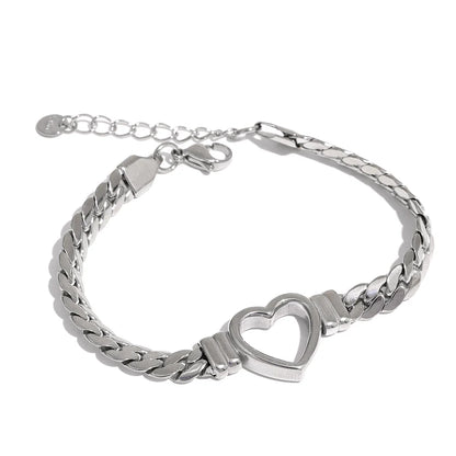 Heart Chain Bracelet