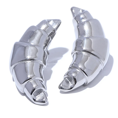 Croissant Stud Earrings
