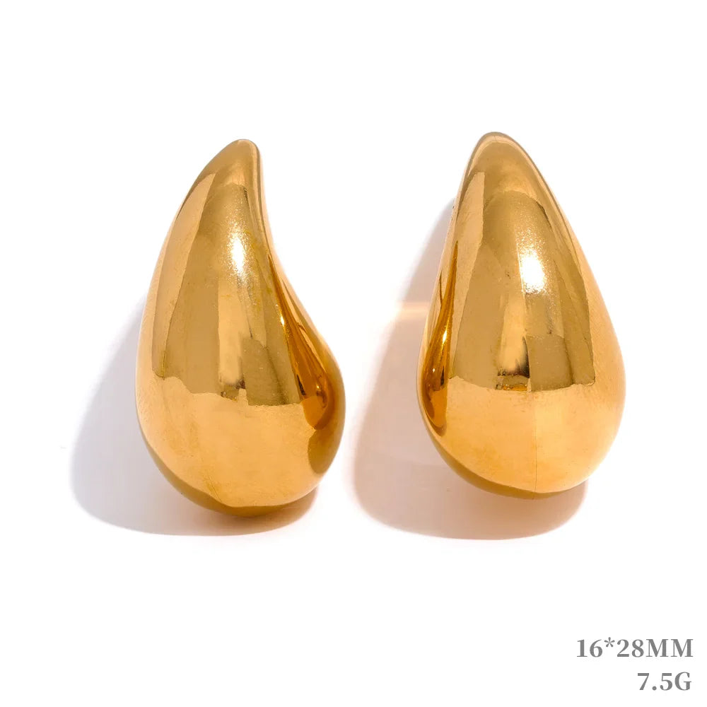 Water Drop Fashion Hollow Stud Earrings
