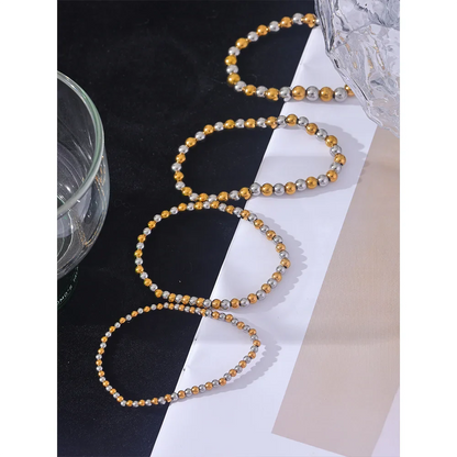 Gold Bead Bracelet