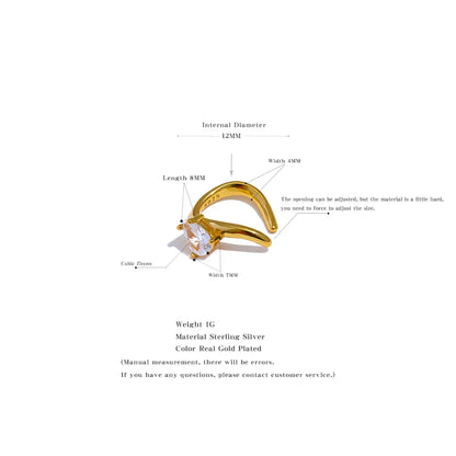 Crystal Ear Cuff