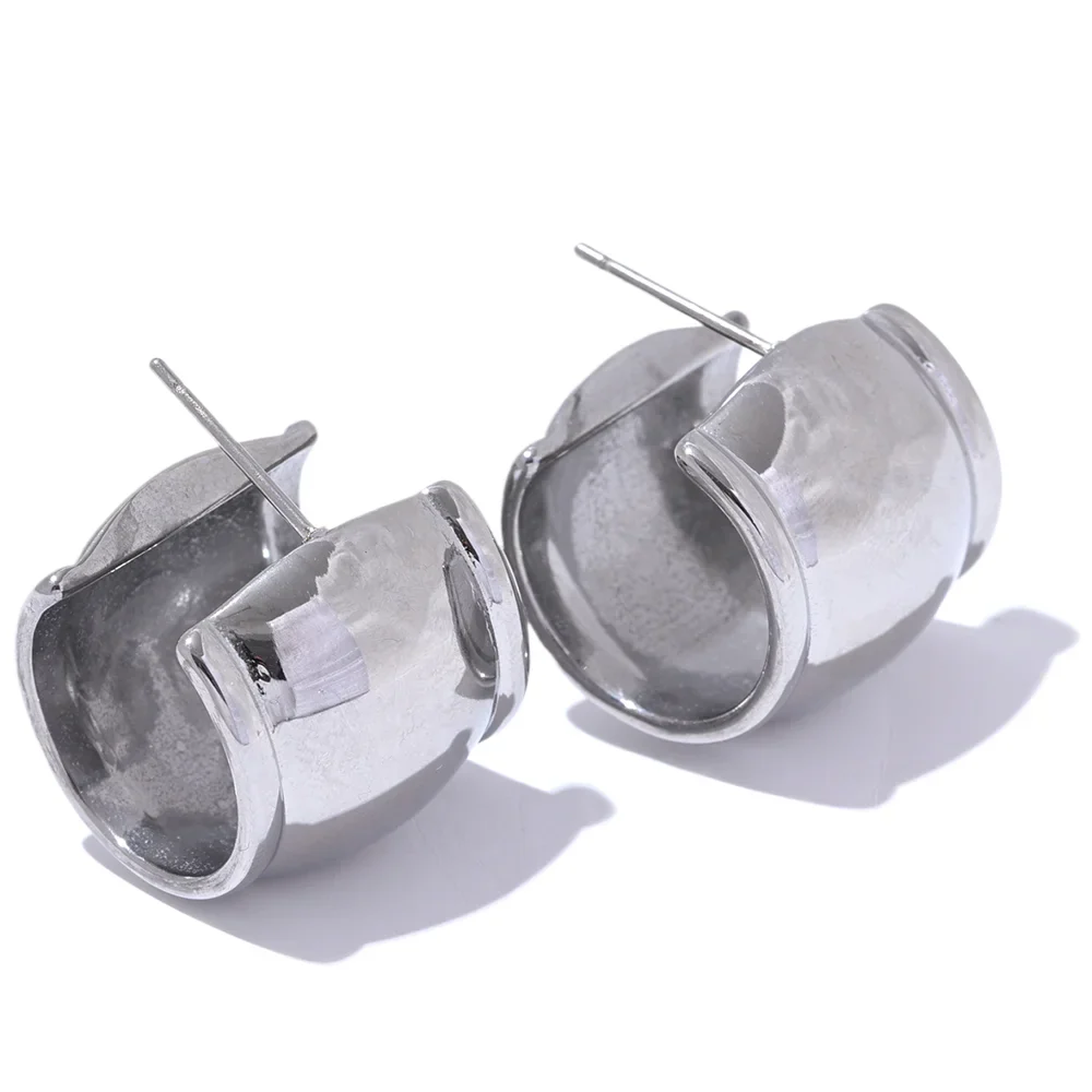 Hoop Huggie Earrings