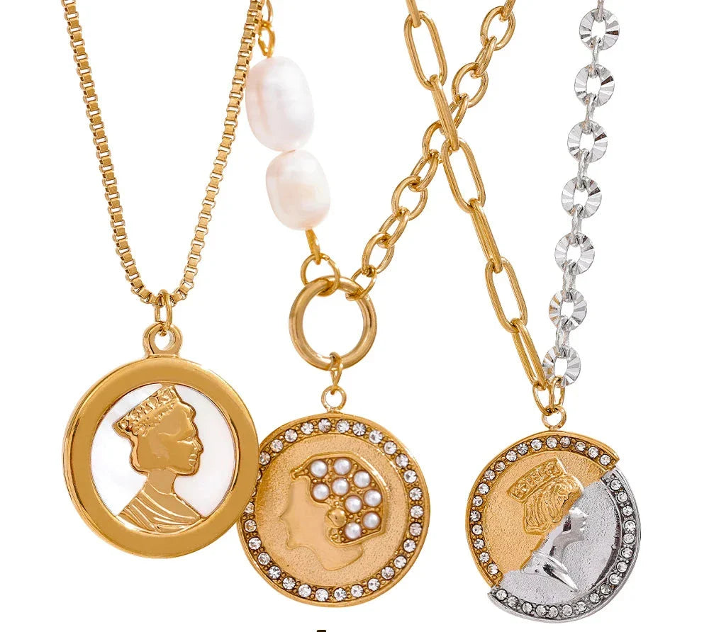Coin Pendant Necklace
