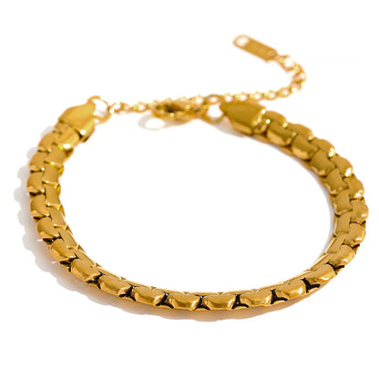 Box Chain Necklace Gold