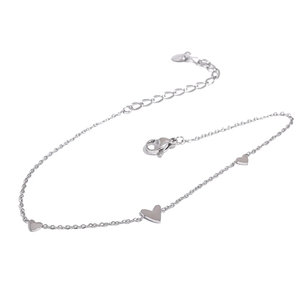 Heart Chain Anklet
