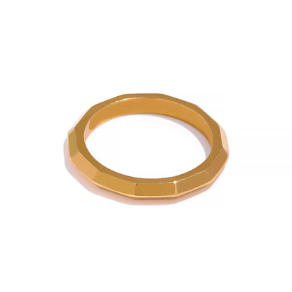 Golden Finger Thin Exquisite Rings