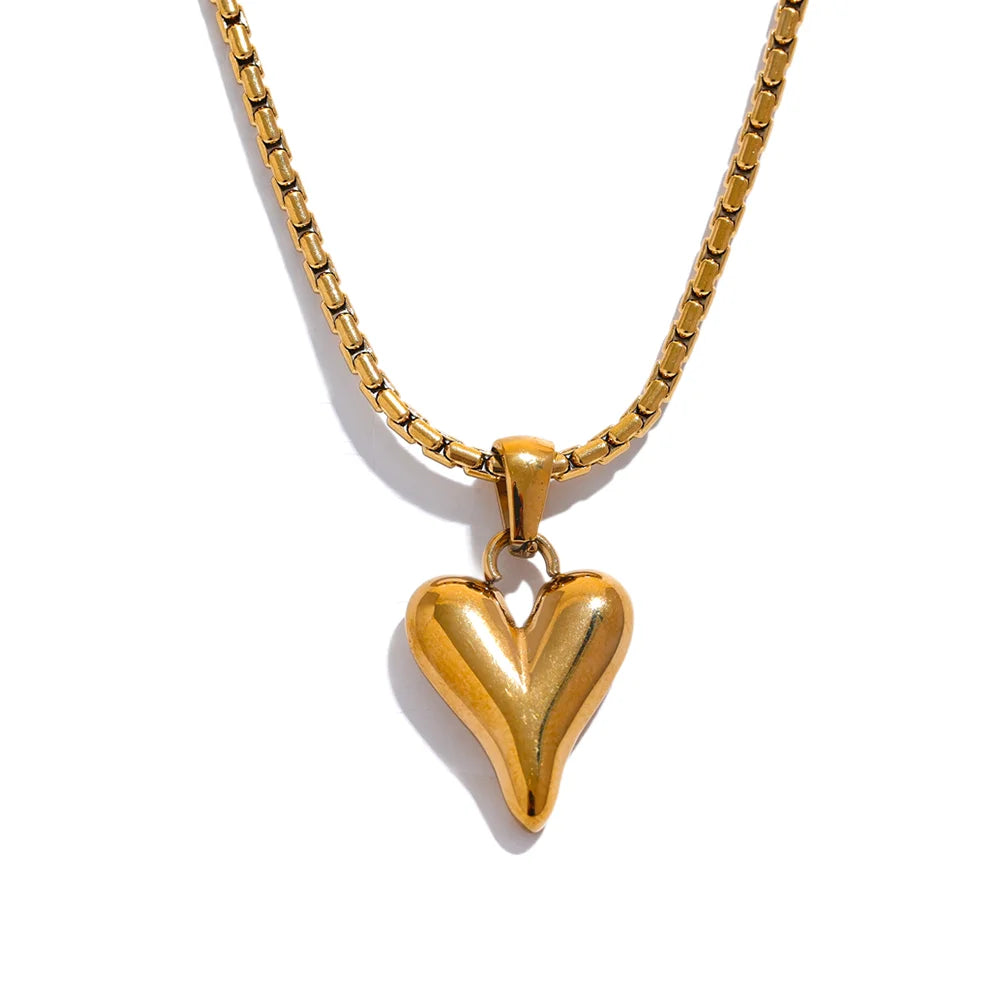 Heart Love Pendant Necklace