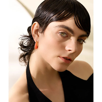 Acrylic Chunky Hoop Earrings