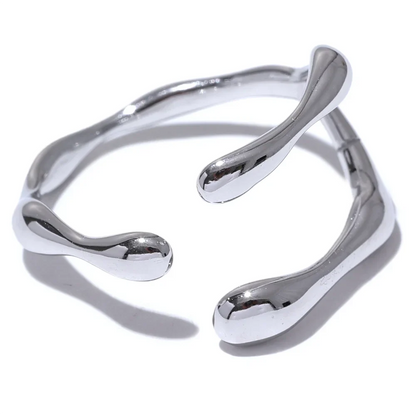 Metalic 18 K PVD Plated Ring