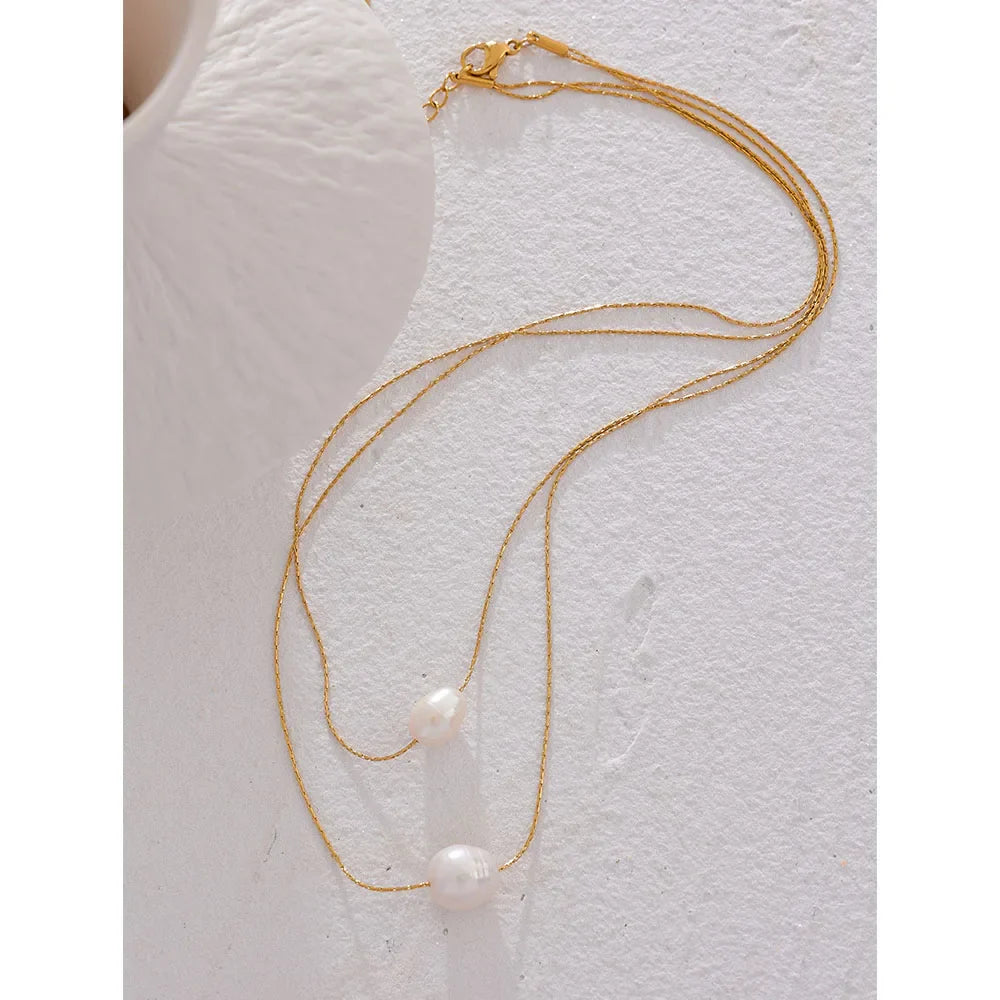Dainty Pearl Necklace