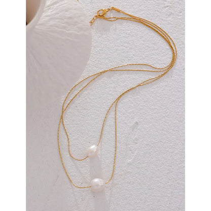 Dainty Pearl Necklace