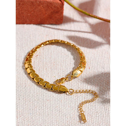 Box Chain Necklace Gold