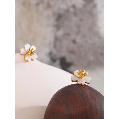 Flower Earrings Studs