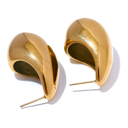 Water Drop Hollow Earrings