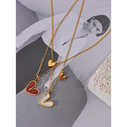 Red Heart Necklace