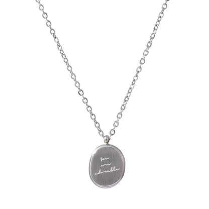 Round Pendant Necklace