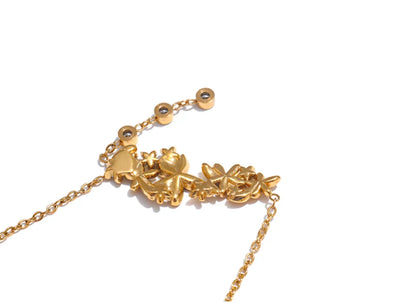 Gold Flower Necklace