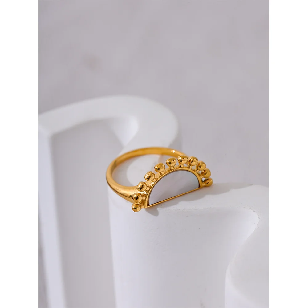 Gold Shell Ring