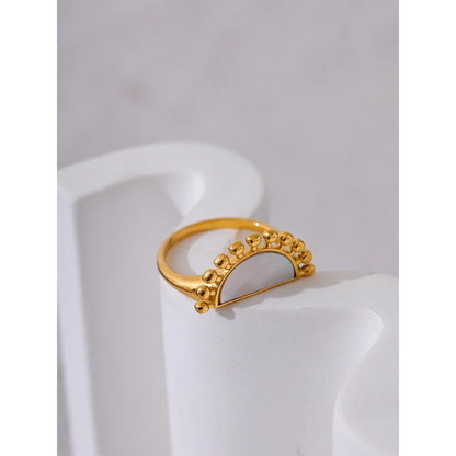 Gold Shell Ring