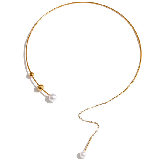 Snake Head CZ Necklace